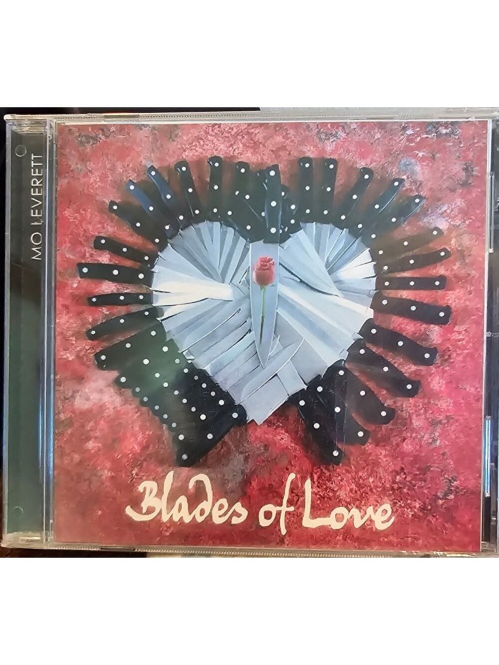 Mo Leverett Blades Of Love CD 12 Tracks & Unique Knife Heart Artwork 37812cd